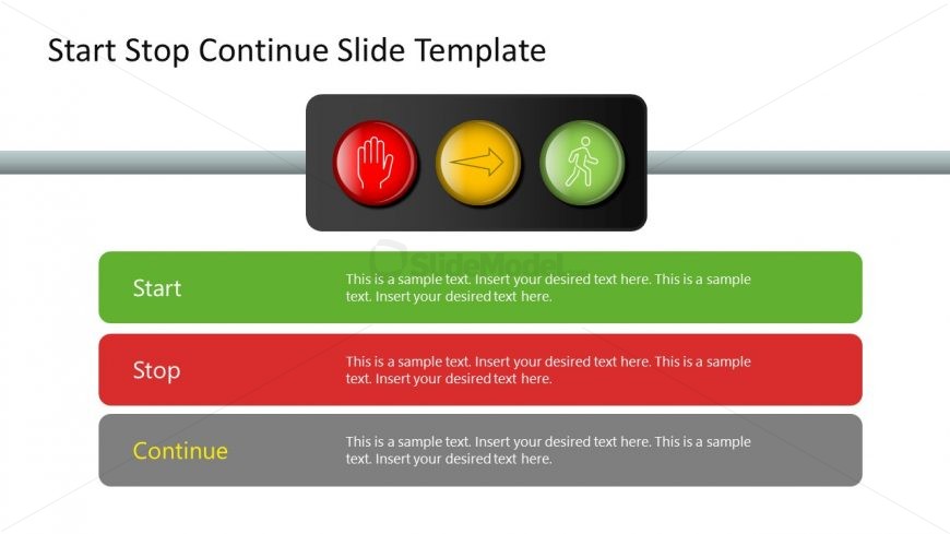 Horizontal Signal Diagram for Start Stop and Continue