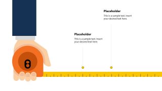 Presentation Template of Animated Distance Meter