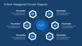 Infographic PPT Hexagonal Diagram