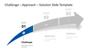 Editable Arrow Diagram - Challenge Slide