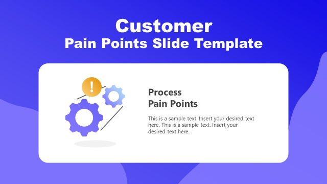 Process Pain Points Diagram Slide