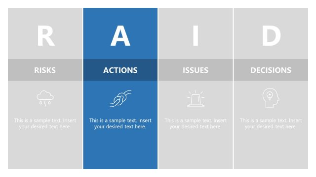 Actions Spotlight Slide with Icon
