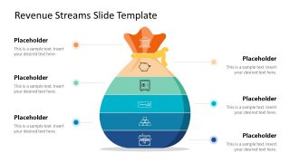 Editable MultiColor Slide Template for Revenue Streams