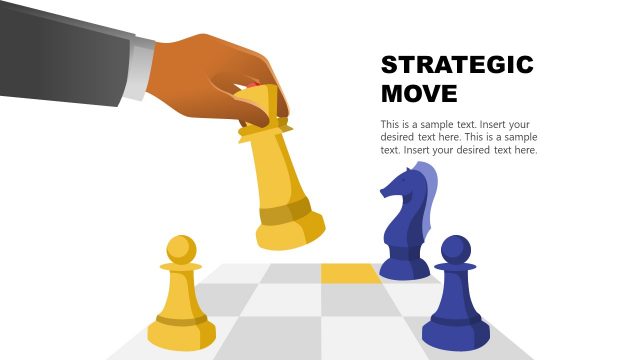 Chess Infographic PPT Template for Strategy Presentation