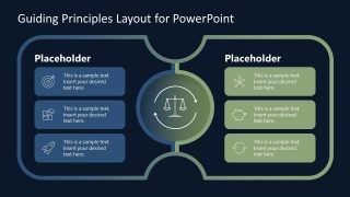 Guiding Principles Infographic PowerPoint Template 