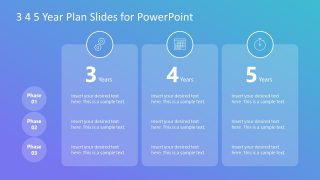 Template Slides for 3 4 5 Year Plan