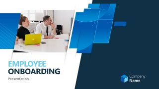 Cover Slide for Employee Onboarding PPT Template