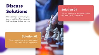 Editable Solutions Presentation Slide for PowerPoint 