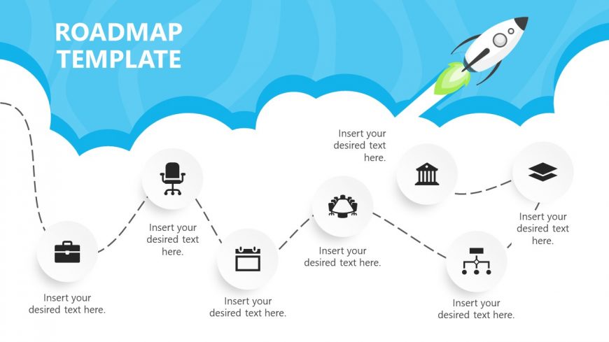 Editable Timeline Design for PowerPoint with Icons