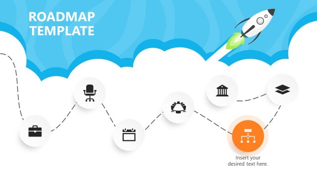 Sky Elements Background Design for PowerPoint
