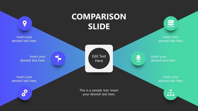 Comparison Slide with Editable Segments