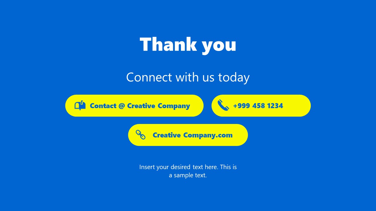 Thank You Slide Of Company Ppt Slidemodel