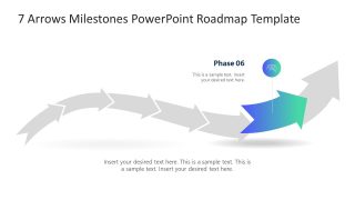 Editable Infographic Arrow Template Diagram for PPT 