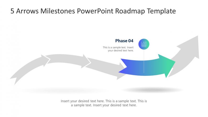 Arrow Segments Slide for PowePoint