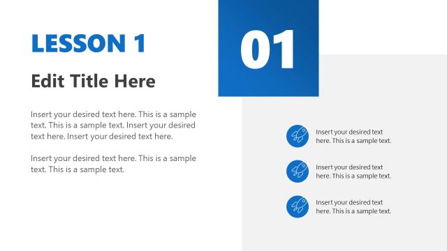 Lesson One PPT Slide Design