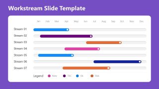 Workstream PowerPoint Template Slide