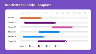 Workstream Slide Design for PPT