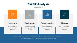 Editable SWOT Analysis Slide - Company Profile Template