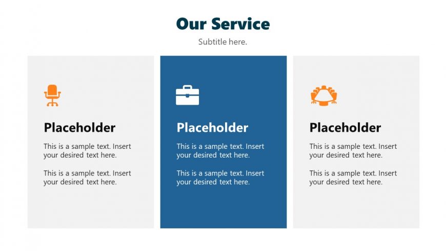 PPT Template Slide for Columns - Editable PPT Layout