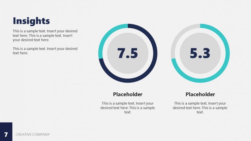 PPT Slide Template for Insights 