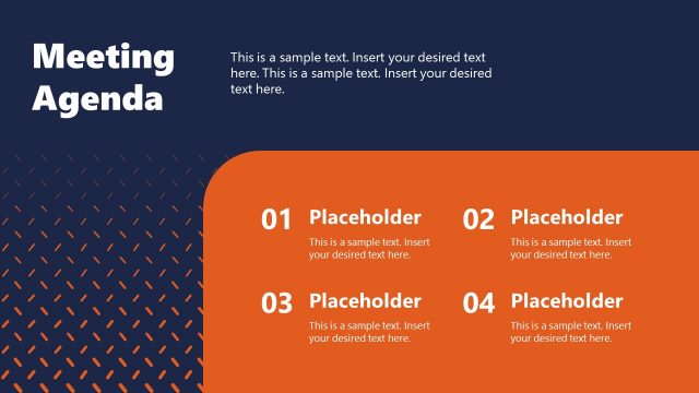 Meeting Agenda PowerPoint Slide of PPT Pitch Deck