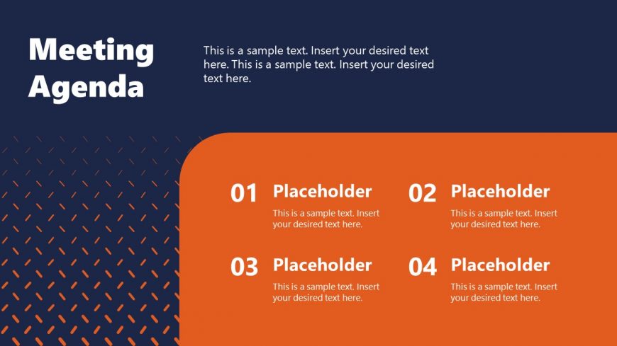 Visionary Pitch Deck Meeting Agenda Slide