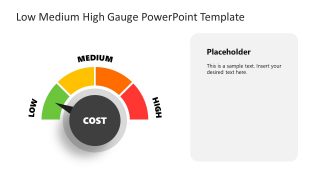 Editable Gauge Diagram with Low Medium High Readings