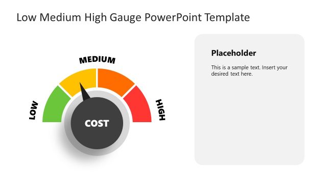 Low Medium High Gauge PPT Template