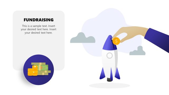 Fundraising Startup Slide Template for PowerPoint