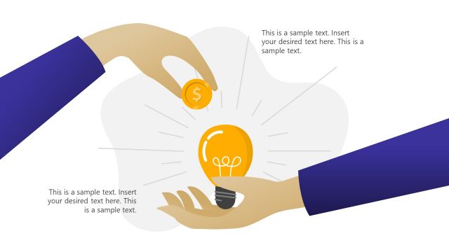 Infographic Bulb Diagram for Fundraising