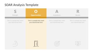 SOAR Model PPT Slide Design with Segments