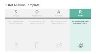 SOAR Presentation Slide with Editable Graphical Icons