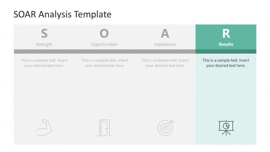 SOAR Presentation Slide with Editable Graphical Icons