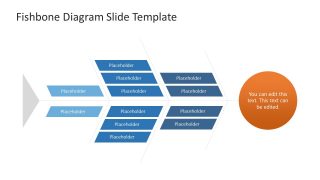 Editable Fishbone Diagram - White Background