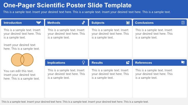 Scientific Poster Editable Slide Template for PowerPoint