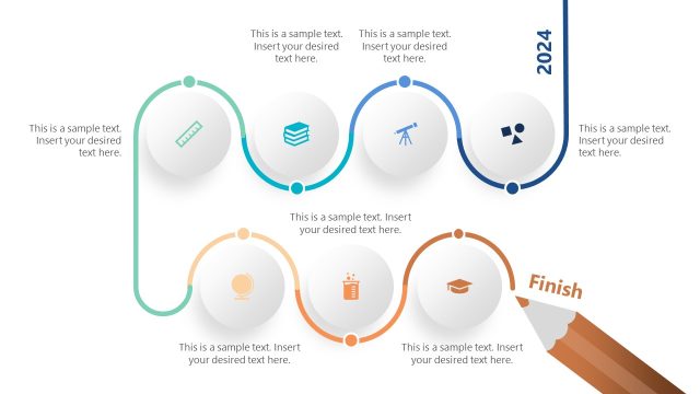 Education Timeline PowerPoint Template