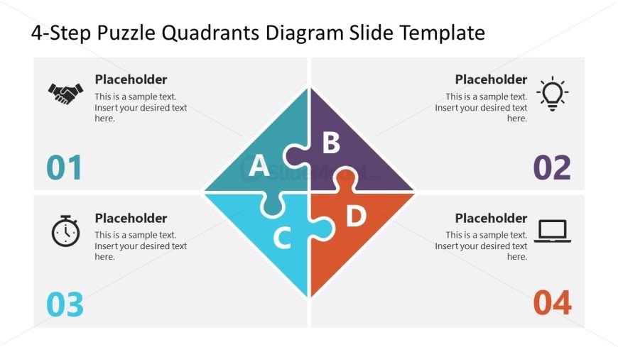Editable Puzzle Slide Design for PowerPoint
