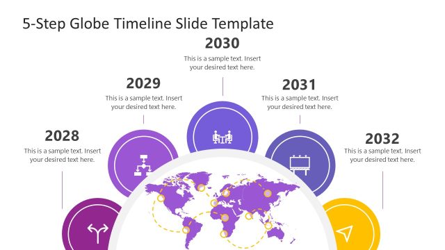 Infographic Timeline Slide Design for PowerPoint