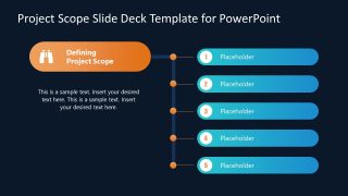 PPT Creative Diagram Slide for Project Scope Presentation