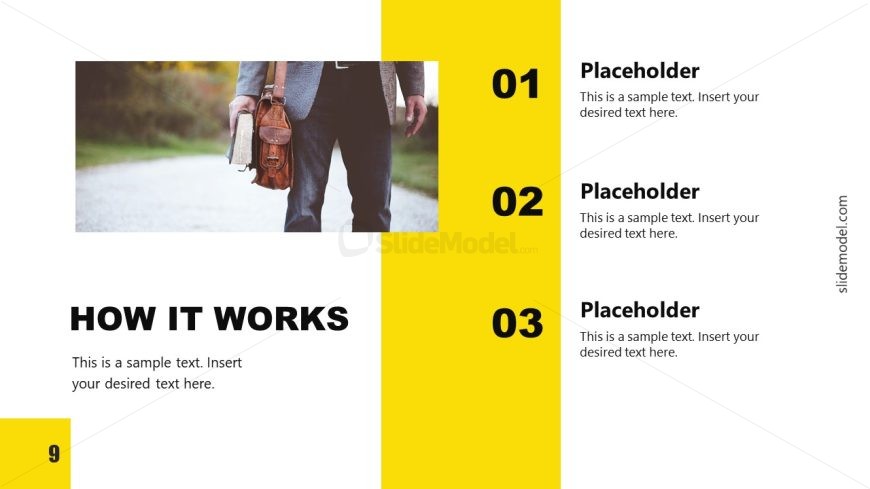 PowerPoint Slide Design for How It Works Presentation