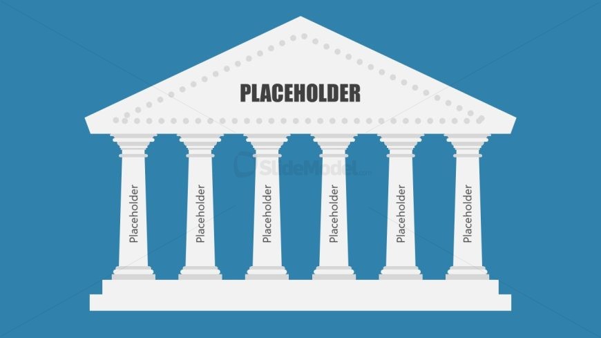PPT 6-Pillar Diagram for Presentation
