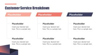 Customer Service Report Slide Template 