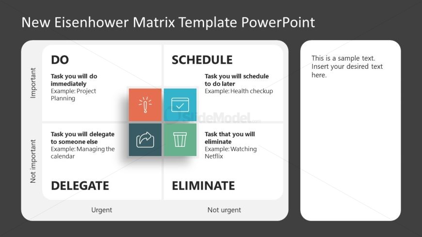 New Eisenhower Matrix Presentation Template