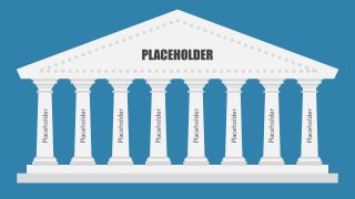 PPT 8-Step Pillar Diagram for Presentation