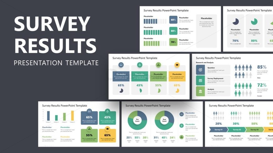 Survey Results Template Slide Layout
