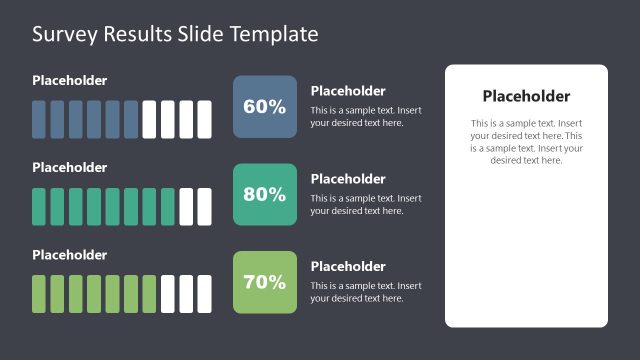 Survey Results Slide PPT Template