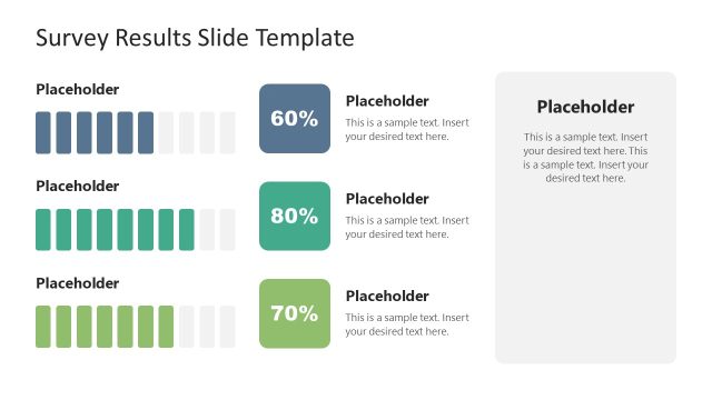 Survey Results Slide with White Background