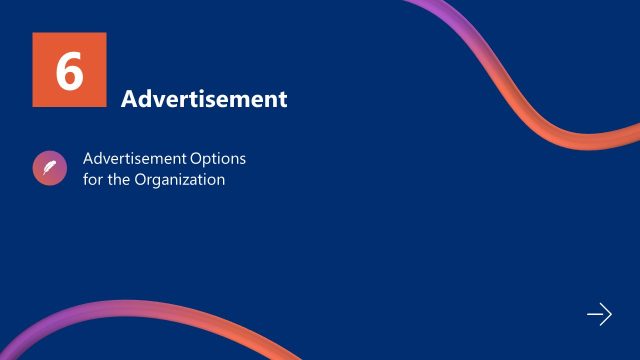 Slide for Advertisement Section – Annual Marketing Plan Template