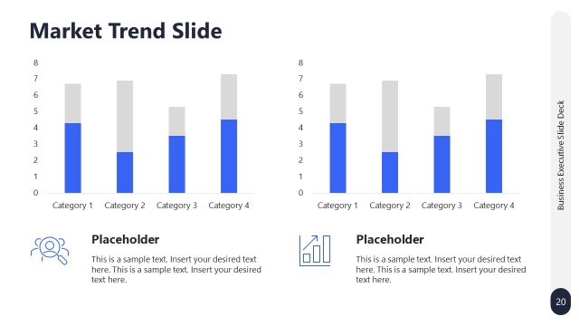 Two Column Charts for Market Trend Presentation