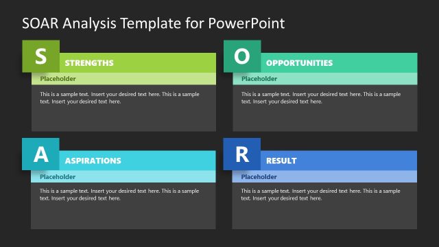 SOAR Analysis PPT Template – Dark Background Slide